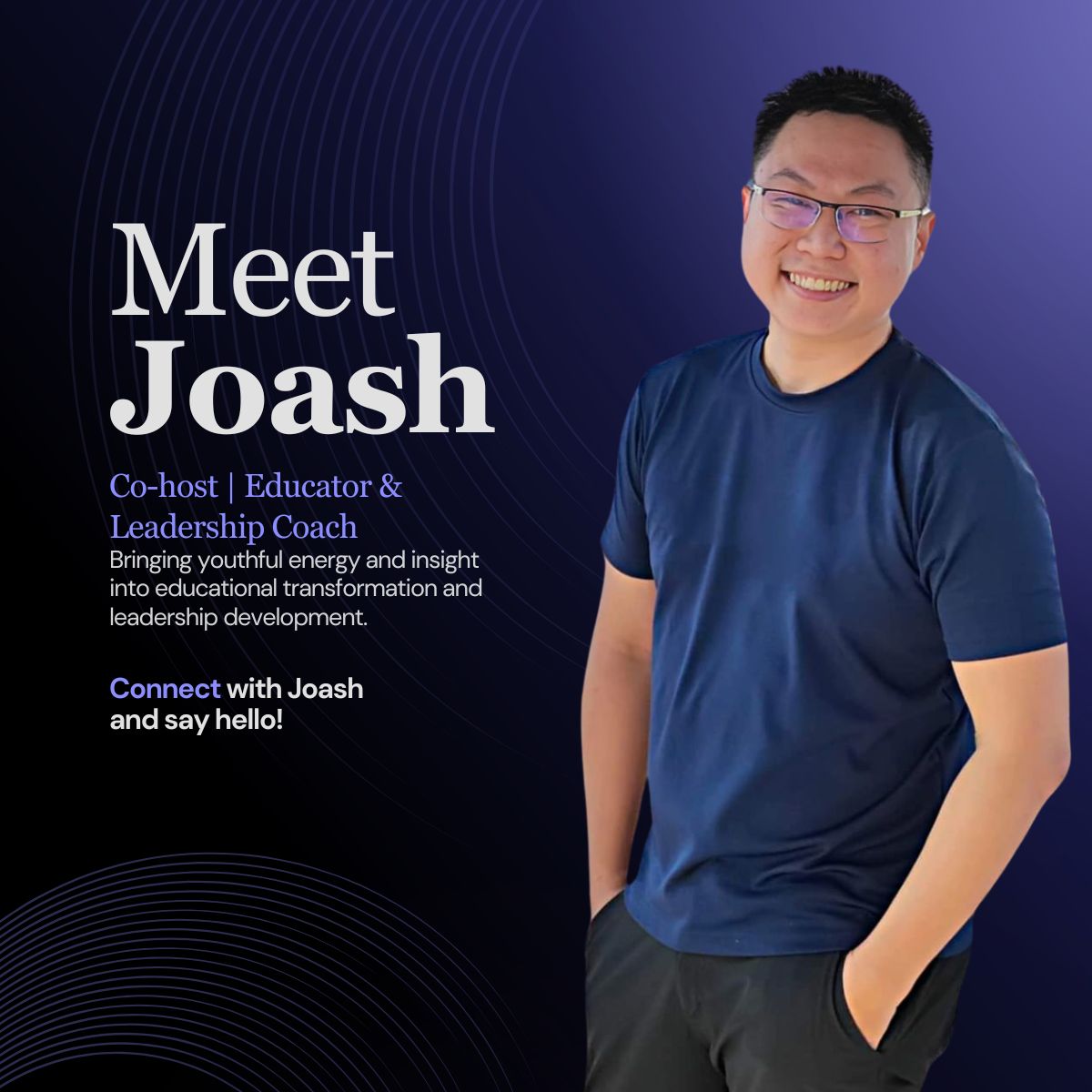 Purple and Black Clean and Professional New Employee LinkedIn Post